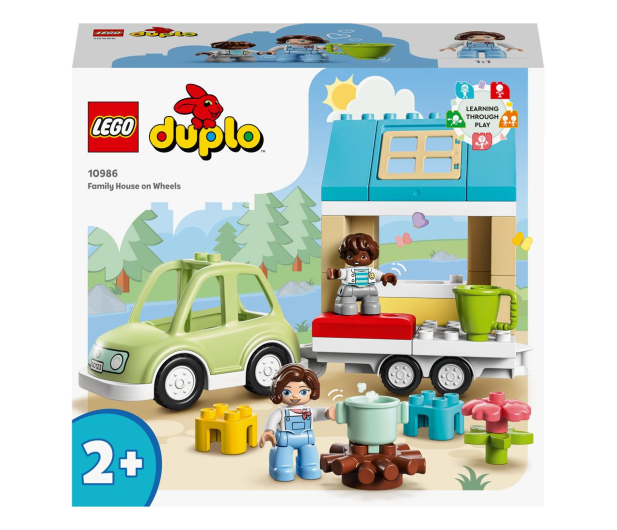 LEGO DUPLO Town 10986 Dom rodzinny na kółkach - 1091261 - zdjęcie